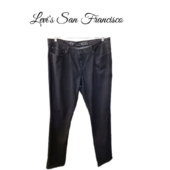 LEVI'S BOLD CURVE SIZE 36 CHARCOAL SKINNY JEANS - Picture 2 of 5